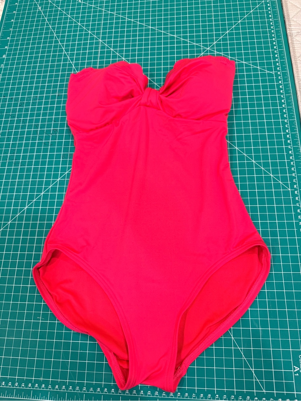 Kate Spade Pink Strapless Swimsuit S + Cremieux Floral Wrap Skirt Set - Picture 4 of 9